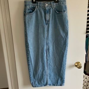 ASOS Denim pencil skirt